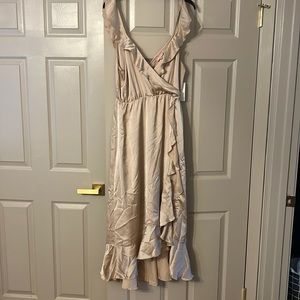 Champagne SMYM hi-low dress